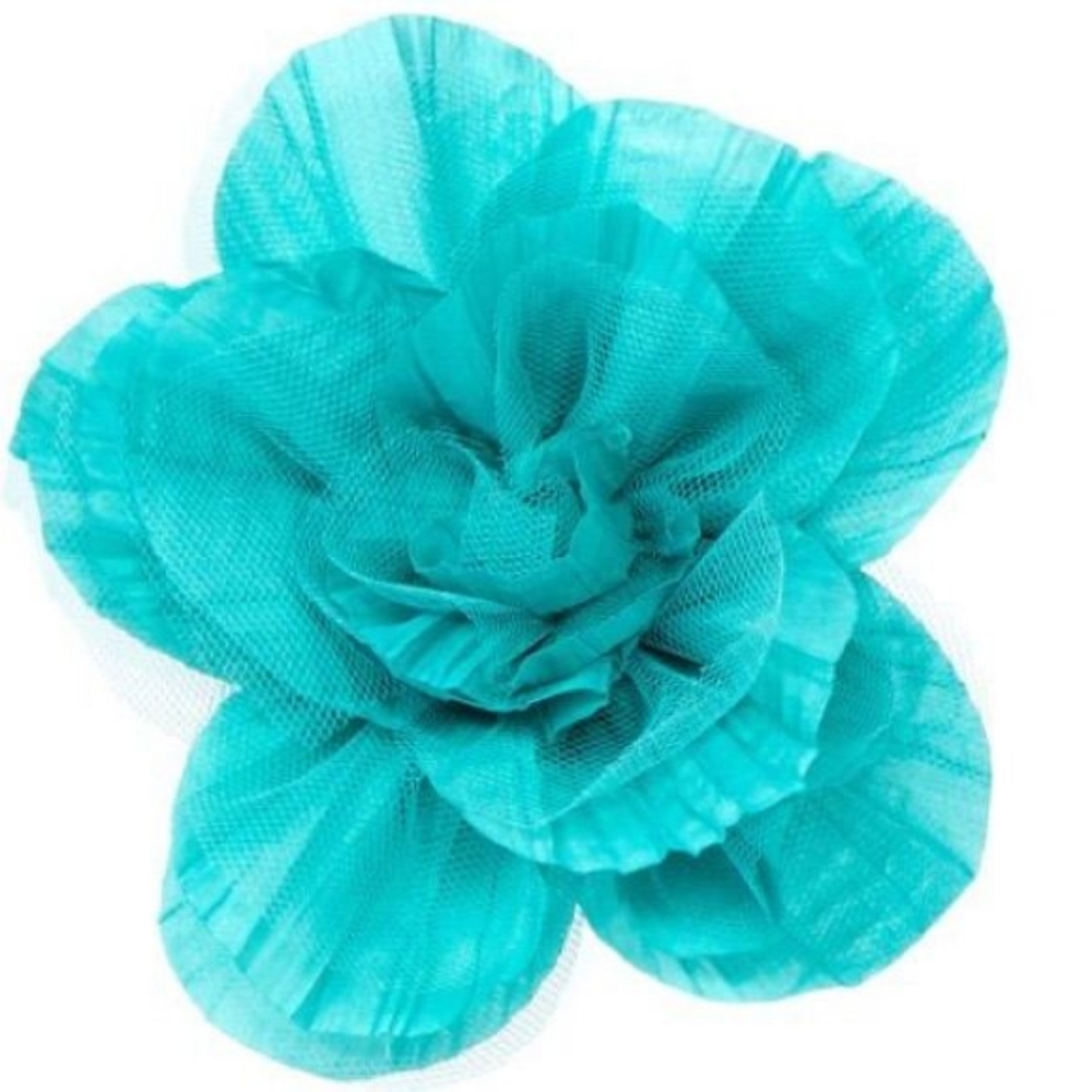 🏖 New Thirtyone 5 large rosette pin/hair clip - Yellow Is Smaller - Picture 3 of 6